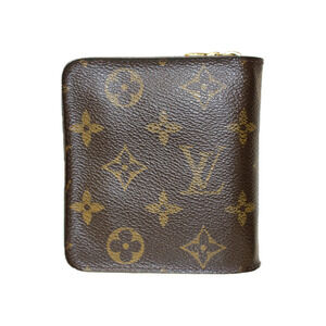 Louis Vuitton Zip Monogram Compact Folding Canvas Wallet